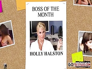 Hd Holly Halston And Levi Cash Sex In The Office